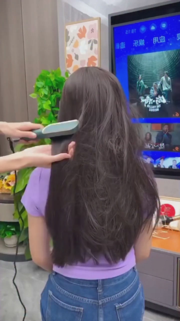 Cepillo Alisador 2 en 1  cabello  listo en minutos { oferta de hoy  pago contra  entrega envío a todo el país }